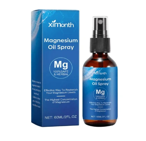 Ximonth Pure Magnesium Oil Spray for Stress Relief, Restless Legs & Post-Workout Recovery