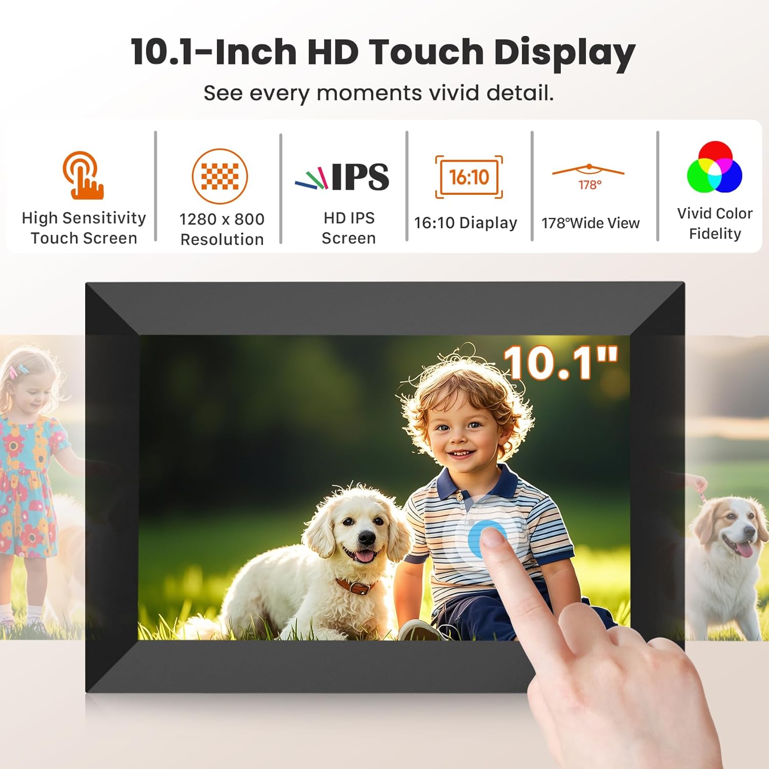 Best FANGOR 10.1-Inch WiFi Digital Photo Frame Review – Crystal Clear Display - Image 5