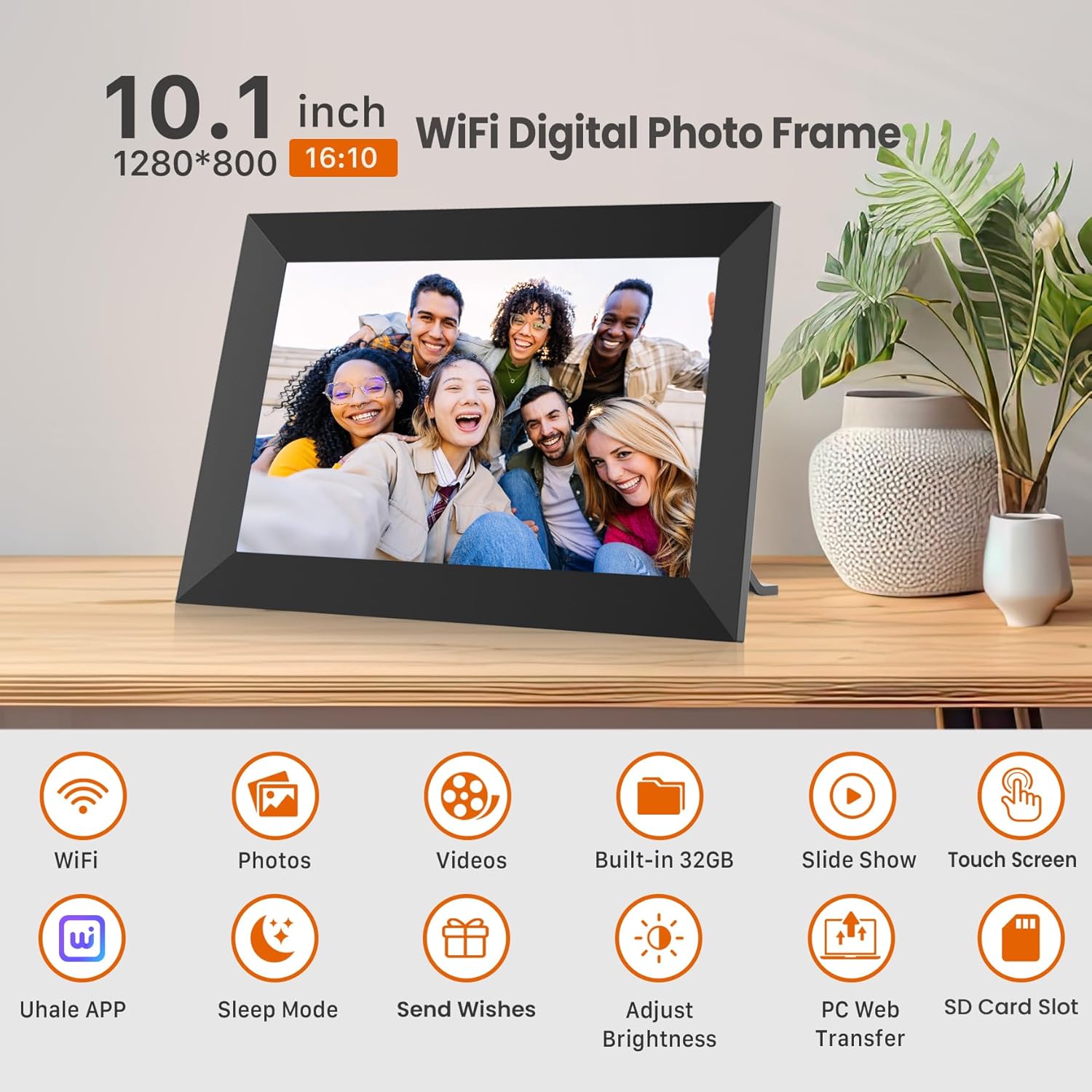 Best FANGOR 10.1-Inch WiFi Digital Photo Frame Review – Crystal Clear Display - Image 8