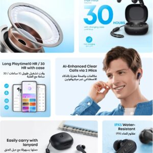 Soundcore Anker P20i True Wireless Earbuds – Big Bass & 30H Playtime